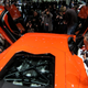 Illustration for article titled Lamborghini Aventador, live and in the orange metallic flesh